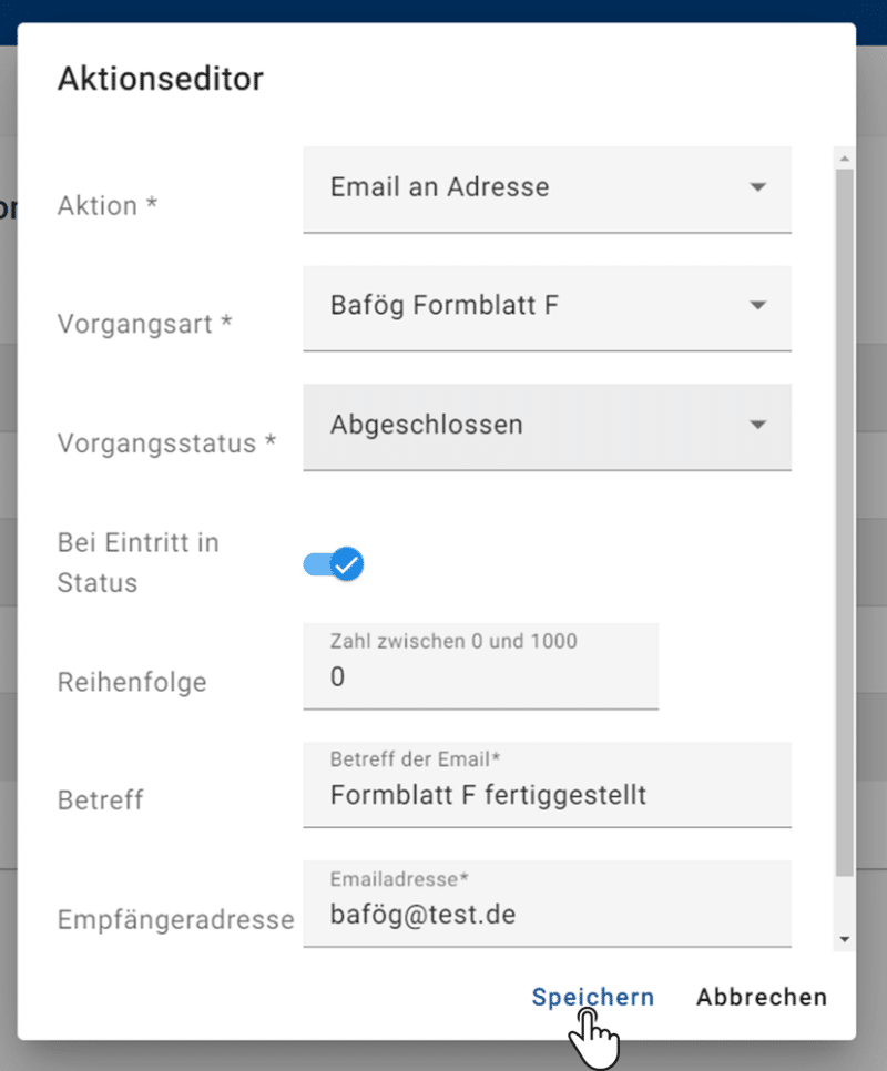 Formblatt F Erstellen DigitalCheckIn